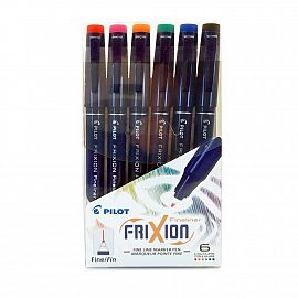 MARCADORES FRIXION PILOT BORRABLE FINE LINER X 6 UN - 00771