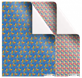 PAPEL PLASTIFICADO GARFIELD  X 10 L5PPFGFD