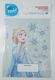 SEPARADOR ESCOLAR N° 3 X 6 FROZEN L5SN3FRZ