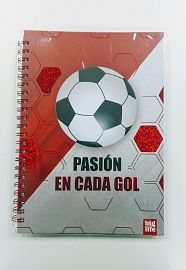 CUADERNO 21 X 29.7 T/F 80 HS RAY/CUAD FUTBOL -L5CTFFBR/BRC