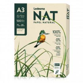 PAPEL OBRA LEDESMA NAT A3 75 GRS 500HS