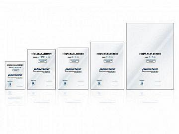 PAPEL P/DIBUJO PLANTEC 35 X 50 142 GRS X 10 HS
