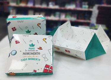 DIA DEL PADRE CAJA EXPLOSIVA MPRESA 20 X 20 X 10 CM C/U-CVV-0075P4