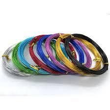 MANUALIDADES ALAMBRE COLOR ALUM. 1MM X 5 MTS.-126240/60/70/80/300