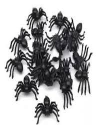 HALLOWEEN SET ARAÑAS X 10 UN 3 CM- HD429