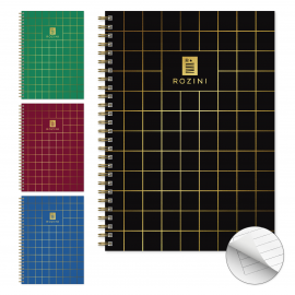 CUADERNO 29.7 UOMO T/D 90 HS RAYADO C/ESP- ROZINI