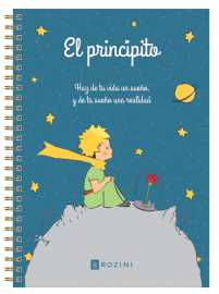 CUADERNO 29.7 EL PRINCIPITO T/D 90 HS RAYADO C/STICKERS- ROZINI