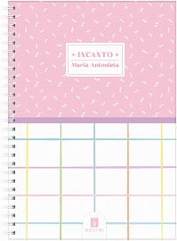 CUADERNO 29.7 INCANTO T/D 100 HS COLOR RAYADO C/ESP- ROZINI